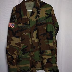Authentic military camo shirt 